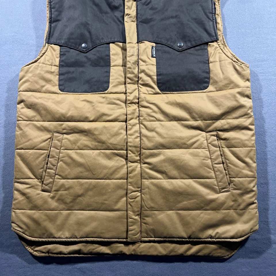 Outback Trading ходунки жилет мужской XL коричневый Western ковбой теплый тяжелый путешествий сухой - Изображение 3 из 4