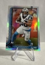 2025 Topps Chrome NFL Chuba Hubbard #42 Refractor Carolina Panthers