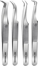 I Lash Tweezers   Stainl Steel Fiber Tip Eyelash Extens Tweezers
