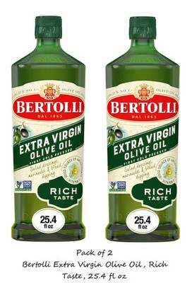 Bertolli Extra Virgin Olive Oil, Rich Taste, 25.4 fl oz (2 Pack)