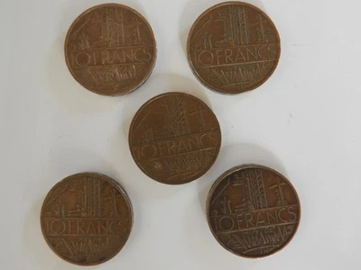 10 Francs Mathieu 1978 Tranche B TB - Photo 1/2