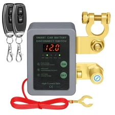 Kill Switch for Car - 12V Remote Battery Disconnect Switch Smart Voltage Car ...