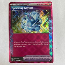 Pokemon Prismatic Evolutions 129/131 Sparkling Crystal Holo - NM