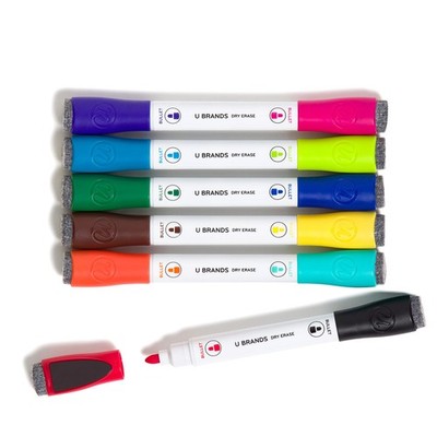 Dry Erase Markers, Double Ended Whiteboard Markers, Medium Bullet Tip, Low Od...