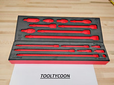 Snap-on Tools 2 Piece Red 14 And 38 Drive For Extension Foam Only