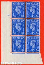 SG. 504. Q6. 1d Light ultramarine. A superb UNMOUNTED MINT " No Control c B42622