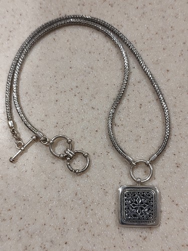 COLLAR DE PALANCA COLGANTE CRUZ PLATA ESTERLINA 925 PESADO ESTILO BALI VINTAGE - Imagen 2 de 6