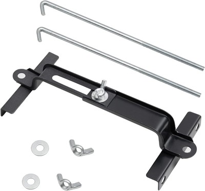 Premium Adjustable Battery Hold Down for Tray, Universal Select Size 