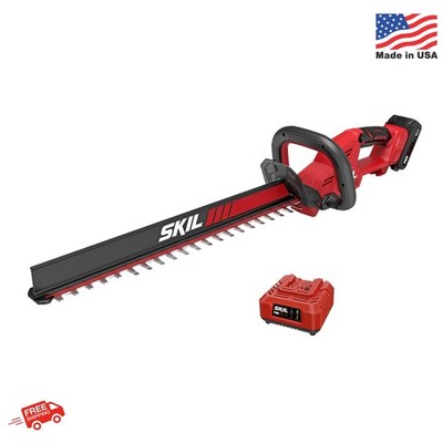 SKIL PWR CORE 20 22'' Hedge Trimmer, 20-Volt Battery and Charger Included - HT220