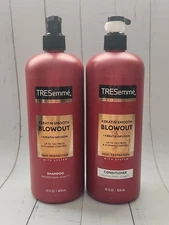 (Set of 2) TRESemme Keratin Smooth Blowout Shampoo & Conditioner, 28oz