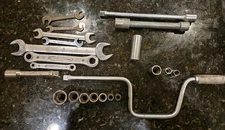 Bonney 3/8 Speed Wrench 12 Pt Deep Lot Indestro Impact Socket Ratcheting Wrench 