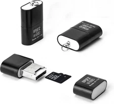 [3 Pack] Card Reader for Android,Micro SD Card to USB Adapter, TF Card Reader wi