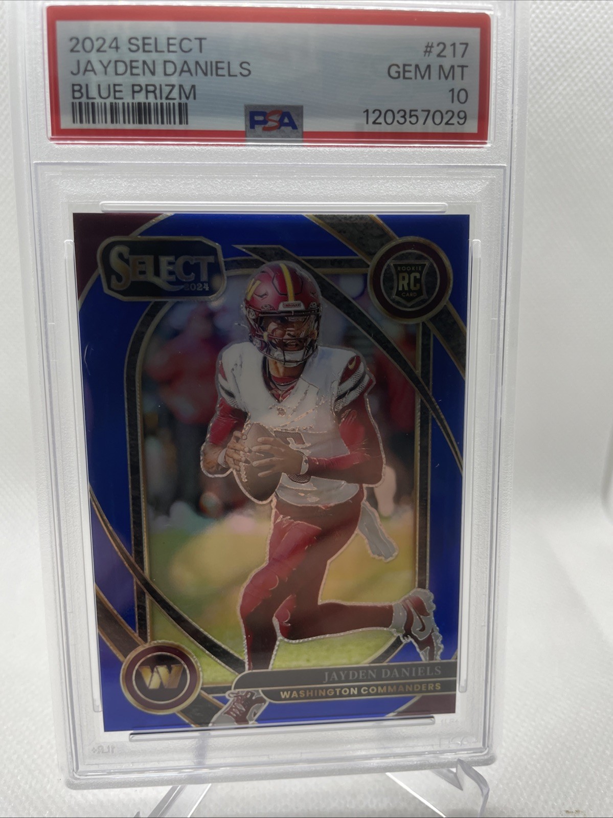 2024 Select Jayden Daniels Club RC Blue Prizm Rookie /99 Commanders
