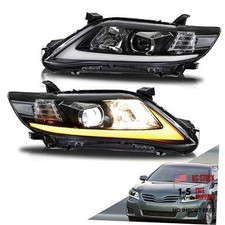 Led Front Lamps Compatible with 2010-2011 Camry Base, LE, SE and Clear Lens