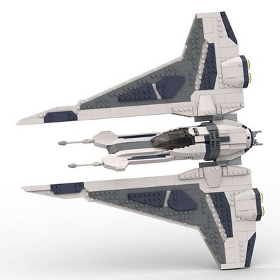 Gauntlet Starfighter Building Blocks Set Sci-Fi Spacecraft for Hobby Enthusiasts