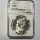1880 S PCGS MS64+ Morgan Silver Dollar