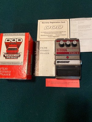 DOD Stereo Phaser FX 20-B open box complete instructions and box included  NOS