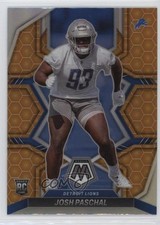 2022 Panini Mosaic Rookies Honeycomb Prizm Josh Paschal #388 16ze