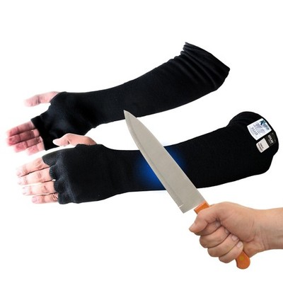 Arm Protection Work Sleeves Cut Heat Resistant Protectors With Finger Opening