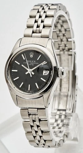 Rolex Oyster Perpetual Date 26mm ‘1973’ Ref 6919 Rare Ladies Steel Vintage Watch