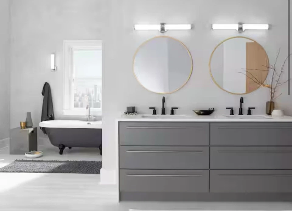 Kichler Lighting - Indeco Linear Bath - 45685PNLED Polished Nickel Satin Etched - Image 3 of 3