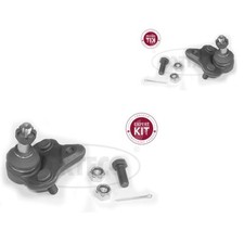 CORTECO 2x Traggelenk Führungsgelenk vorne links rechts für Toyota Yaris P21