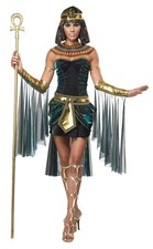 Cleopatra Egyptian Goddess Costume Adult Dress 01271