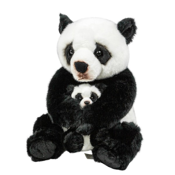 Kuscheltier Panda Mit Baby 27 Cm PlüSchtier PandabäR-image