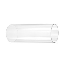 3.4"ID 3.5"OD Plastic PC Pipe 9.6"H for Lighting Model Water Tube Clear Round