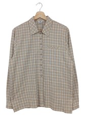 HESS FRACKMANN Hemd-Bluse Damen Bluse Gr. DE 40 wollweiß Casual-Look