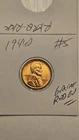 wheat penny 1941D GREAT RED BU 1941-D LINCOLN CENT LOT #5 UNC RED LUSTER