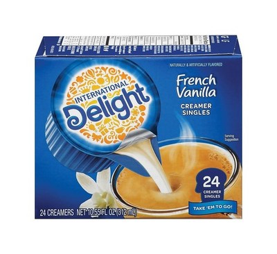 International Delight French Vanilla Coffee Creamer 24 Count Single Serve Pods