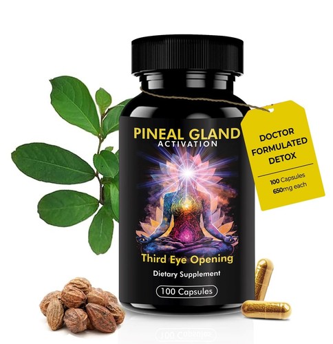 Pineal Gland Activation Supplement - Supports Decalcification, Third Eye Awak...