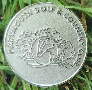Vintage Golf Ball Marker DARTMOUTH GOLF & COUNTRY CLUB..