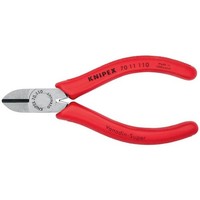 Seitenschneider L.110Mm Kopf Pol.Ku.-ÜBerzug Max.1,2Mm Knipex