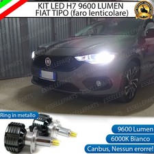 KIT FULL LED H7 6000K CANBUS LED PER LENTICOLARI FIAT TIPO NO AVARIA LUCI