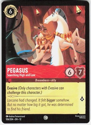 Pegasus Searching High and Low 106/204 Wilds Unknown Disney Lorcana