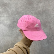 Adidas Baseball Cap Kids Toddler Vintage Embroidered Strapback Hat, Pink