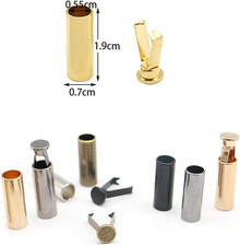 50 Sets 5 Colors Shoelace Tips Alloy Shoelace Head for DIY Shoe Laces Tips Pr...