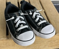 Converse Chuck Taylor All Star Shoes Toddler Size 9C BlackCanvas Low Top Lace Up