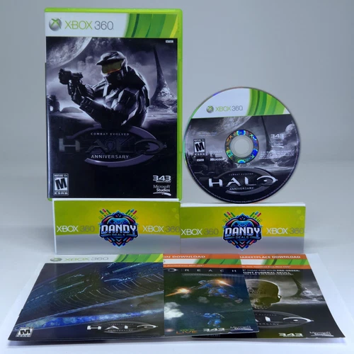 Halo: Combat Evolved Anniversary CIB W/ Manual - Xbox 360