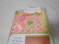 2 pcs Kidsline Dena BALI BLOSSOM Wall Decal Applique Window Valance Flower New