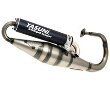 Exhaust system Yasuni Scooter Z black for Peugeot standing Peugeot Speedfight 2