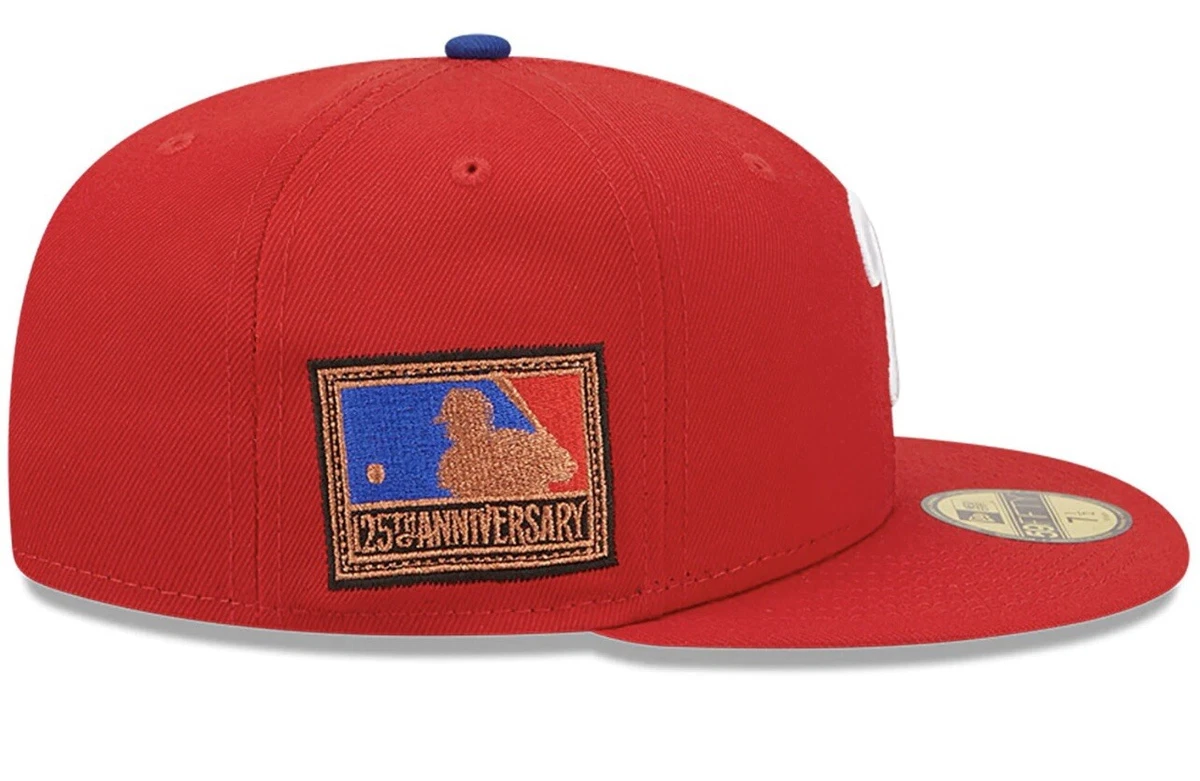 Philadelphia Phillies Fitted Hat 7 5/8 MLB 125th Anniversary New Era 59FIFTY cap