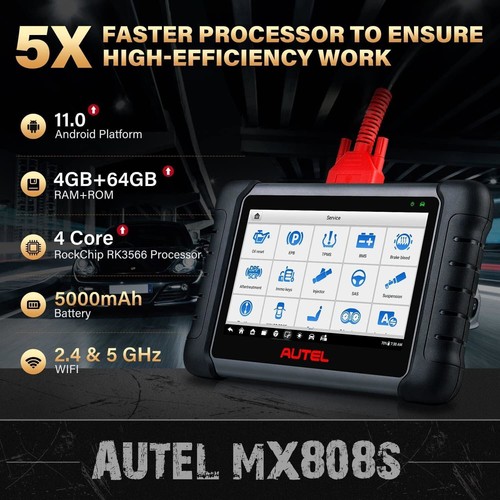 2025 Autel MaxiCOM MX808S as MK808S Pro OBD2 Auto Scanner Bidirectional Tool - Picture 4 of 18