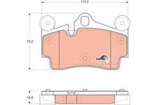 New Brake Pad Set, disc brake for AUDI PORSCHE VW:Q7,CAYENNE,TOUAREG 7L0698451
