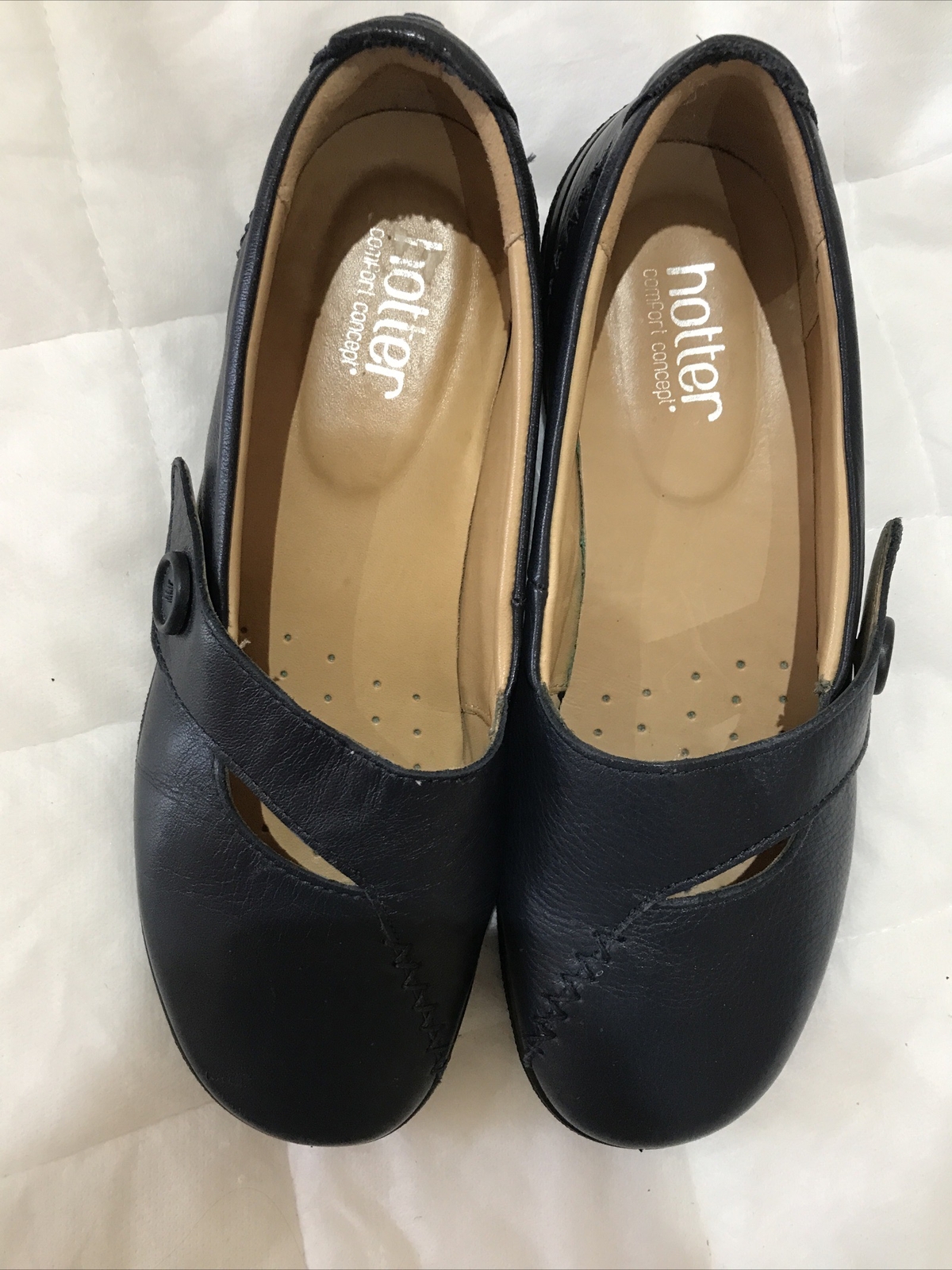Navy Blue Hotter Shoes Size 6 eBay