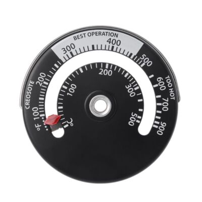 Magnetic Stove Flue Pipe Thermometer Multi Fuel Woodstove Woodburner Stove Pipe