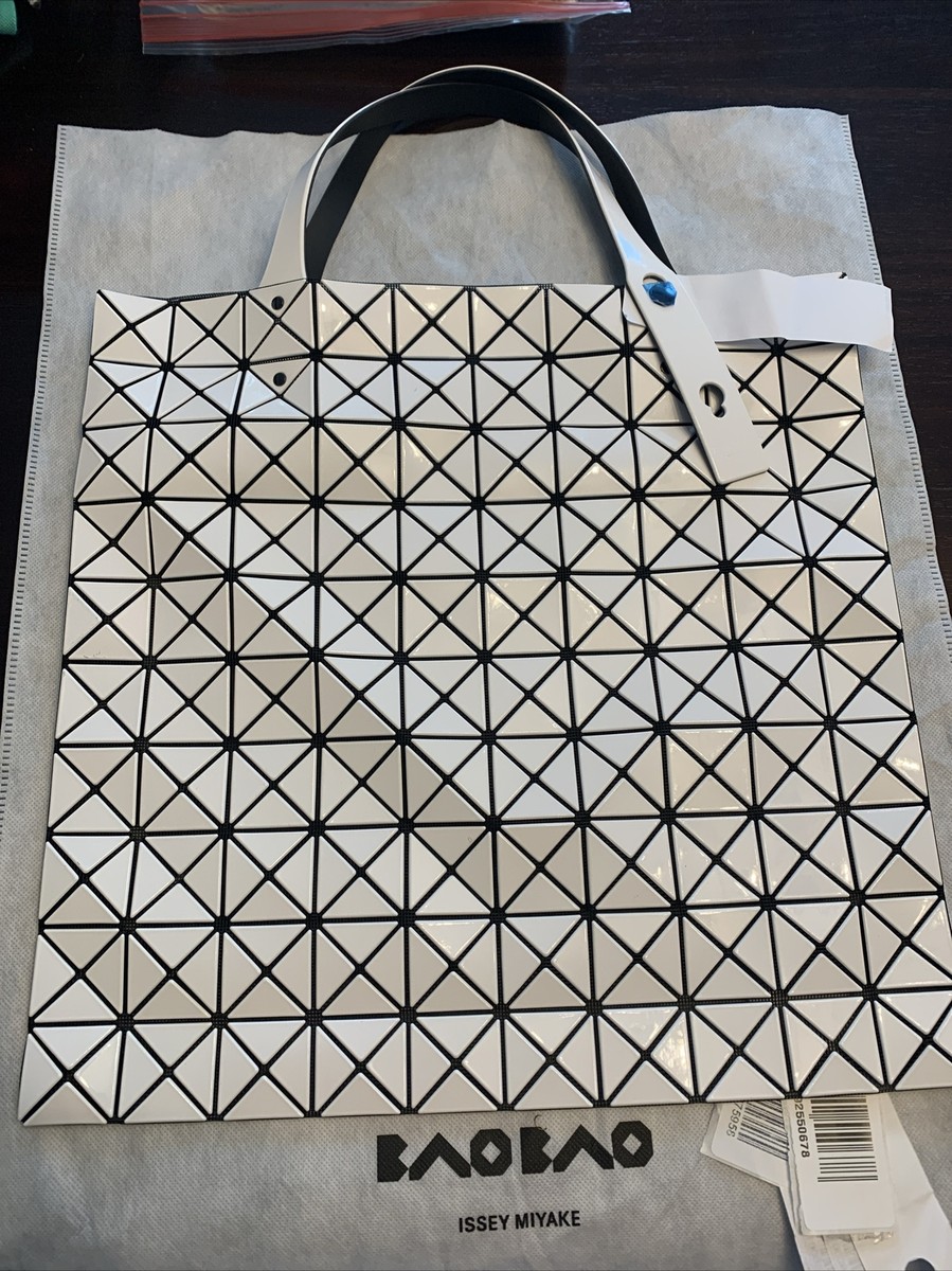 NEW WITH TAGS Bao Bao Issey Miyake Prism Large Tote WHITE | eBay