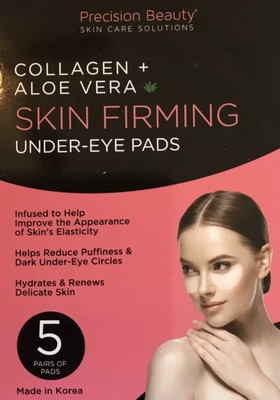 NEW Precision Beauty Collagen Aloe Vera Eye Mask Set - 5 pack FREE SHIPPING